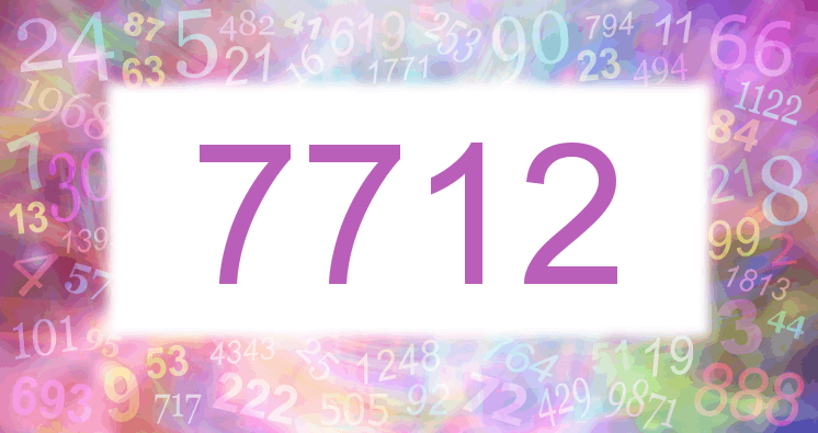 Sueños con número 7712 imagen lila