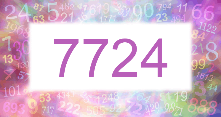 Sueño con el número 7724