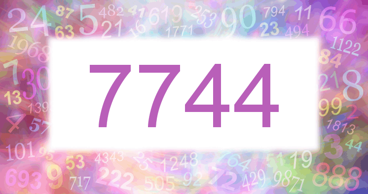 Dreams about number 7744