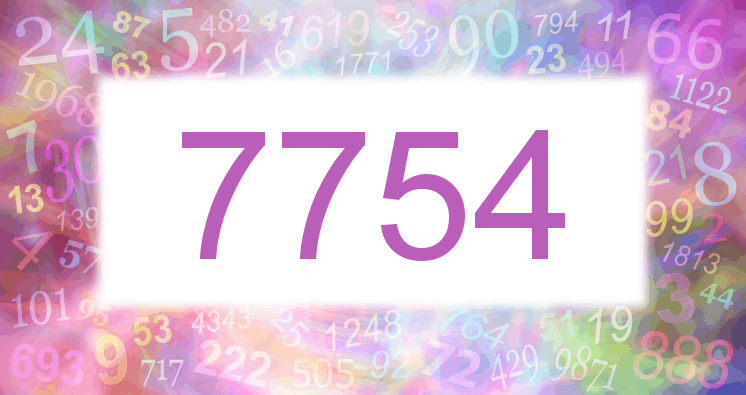 Dreams about number 7754