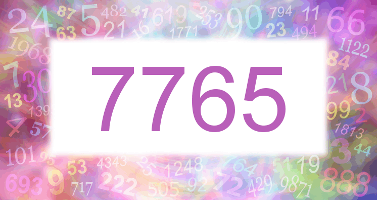 Dreams about number 7765