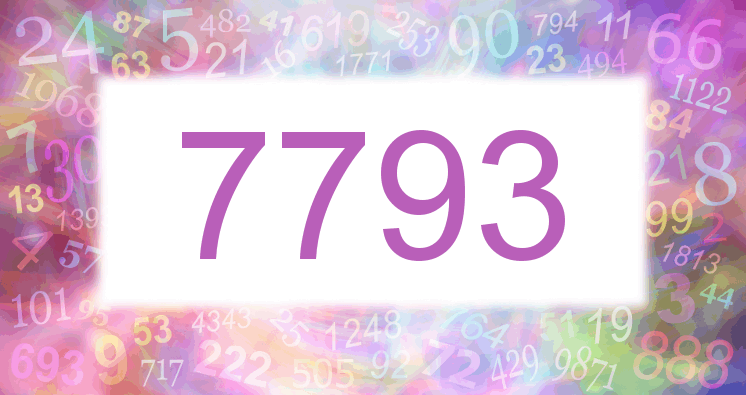 Dreams about number 7793