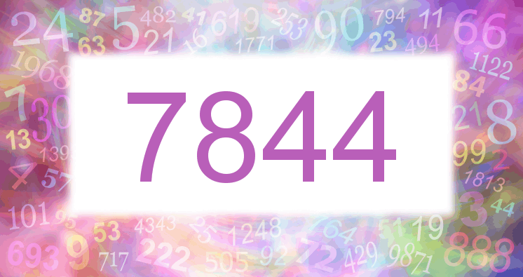 Dreams about number 7844