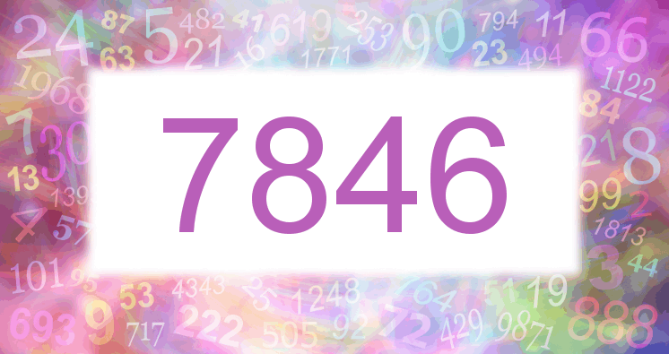 Dreams about number 7846