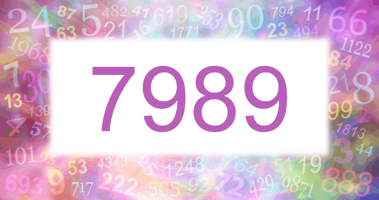 Dreams about number 7989