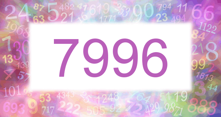 Dreams about number 7996
