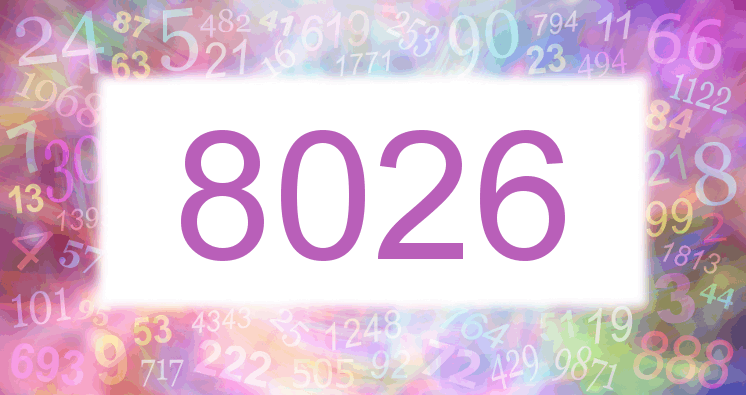 Dreams about number 8026