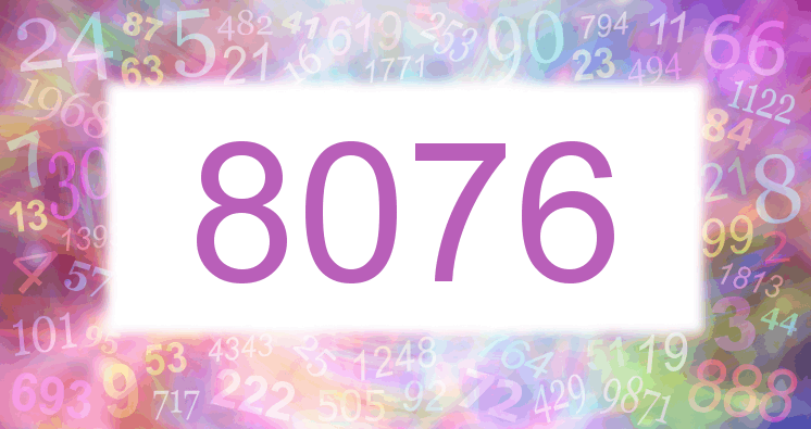 Dreams about number 8076