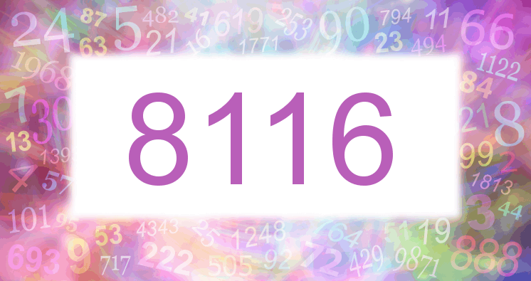Dreams about number 8116