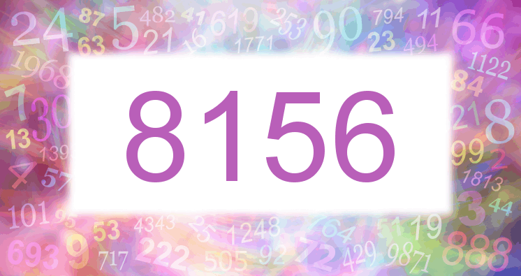 Träume mit einer Nummer 8156 rosa Bild