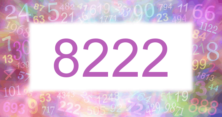 Dreams about number 8222