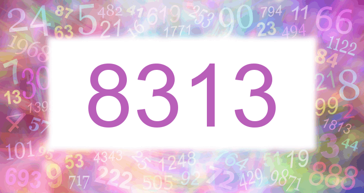 Dreams about number 8313