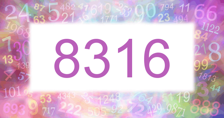 Dreams about number 8316