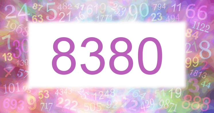 Dreams about number 8380