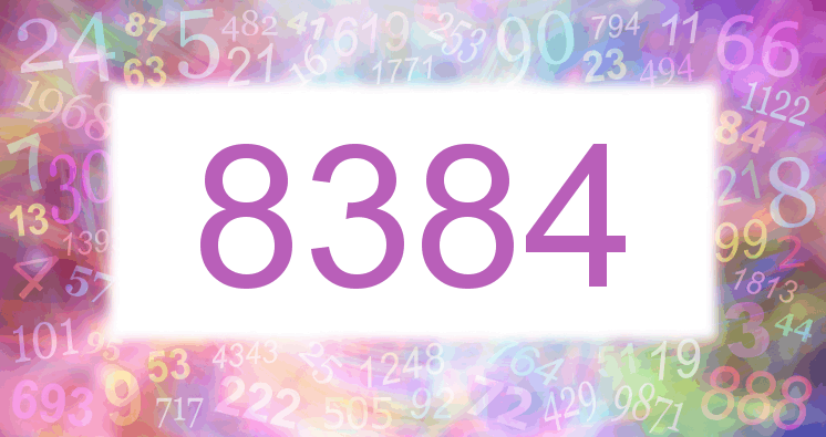 Dreams about number 8384
