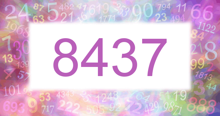 Dreams about number 8437