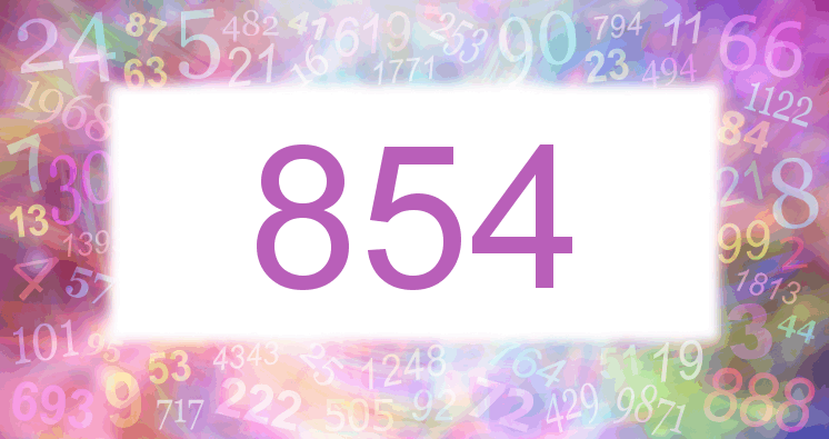 Dreams about number 854