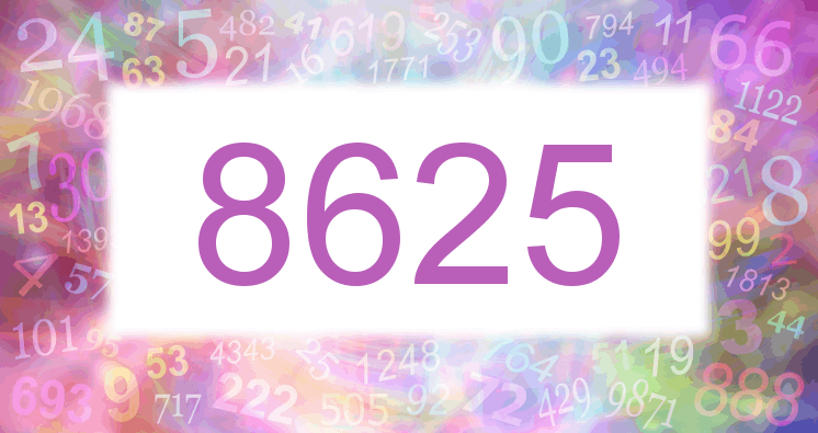 Träume mit einer Nummer 8625 rosa Bild
