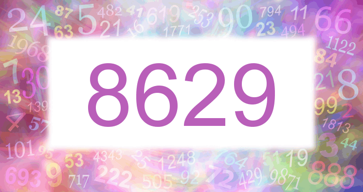 Träume mit einer Nummer 8629 rosa Bild