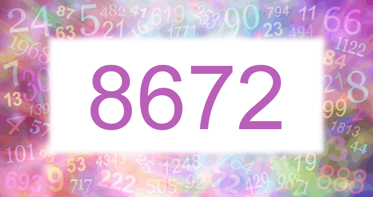 Dreams about number 8672
