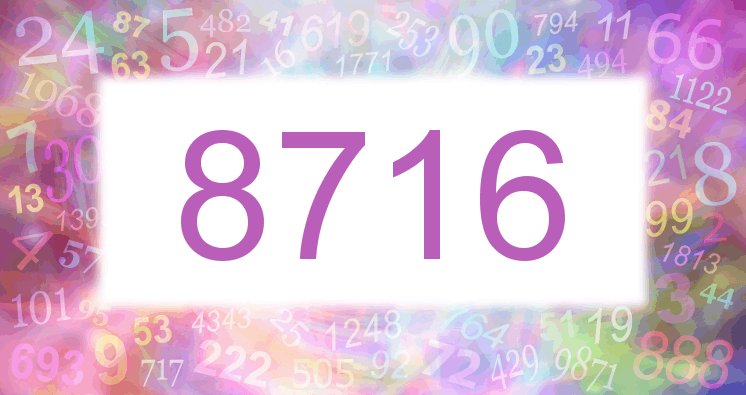 Dreams about number 8716