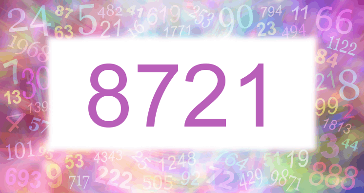 Dreams about number 8721