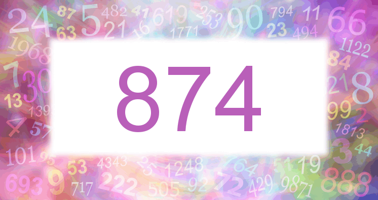 Dreams about number 874