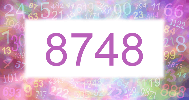 Dreams about number 8748
