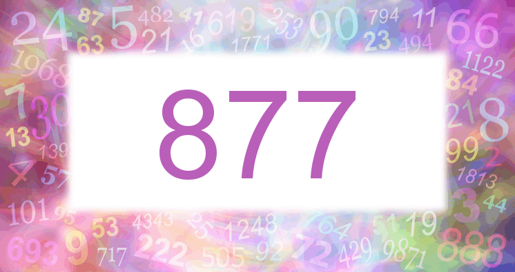 Sueños con número 877 imagen lila