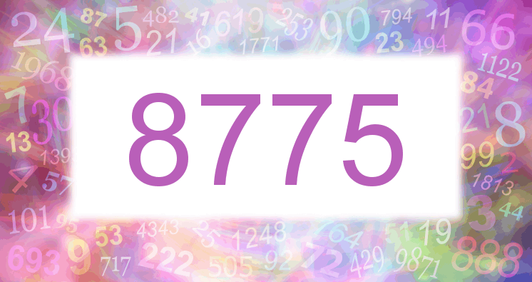 Dreams about number 8775