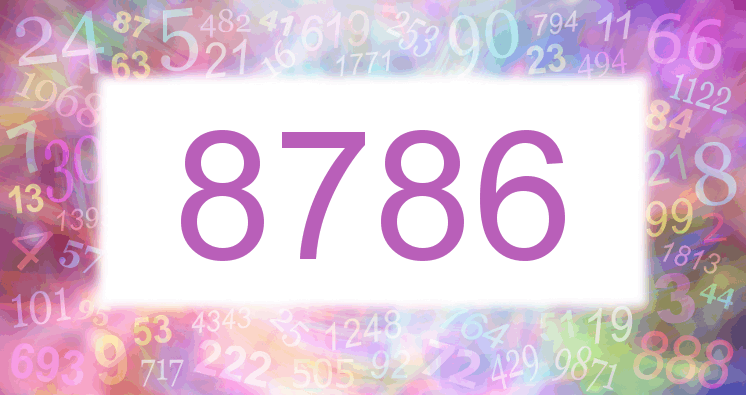 Dreams about number 8786