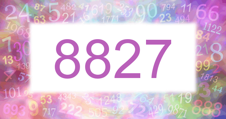 Dreams about number 8827