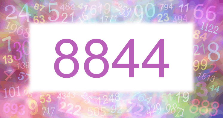 Dreams about number 8844