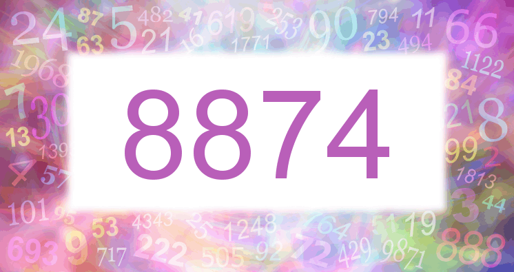 Dreams about number 8874