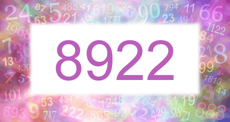 Dreams about number 8922