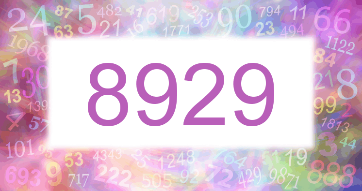 Dreams about number 8929