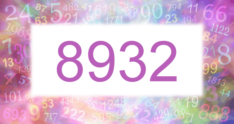 Dreams about number 8932
