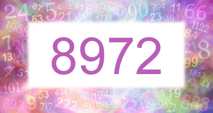 Dreams about number 8972