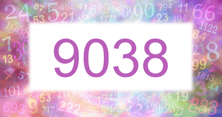 Dreams about number 9038