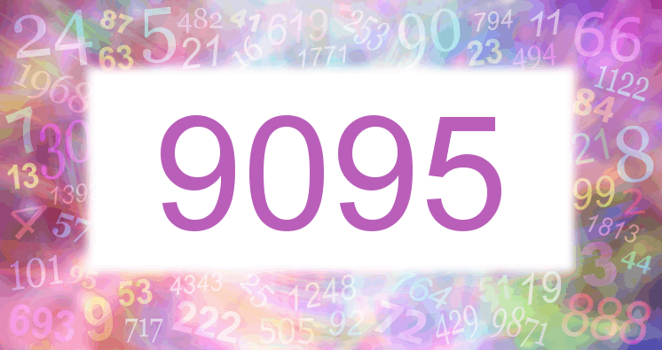 Träume mit einer Nummer 9095 rosa Bild
