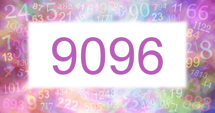 Träume mit einer Nummer 9096 rosa Bild