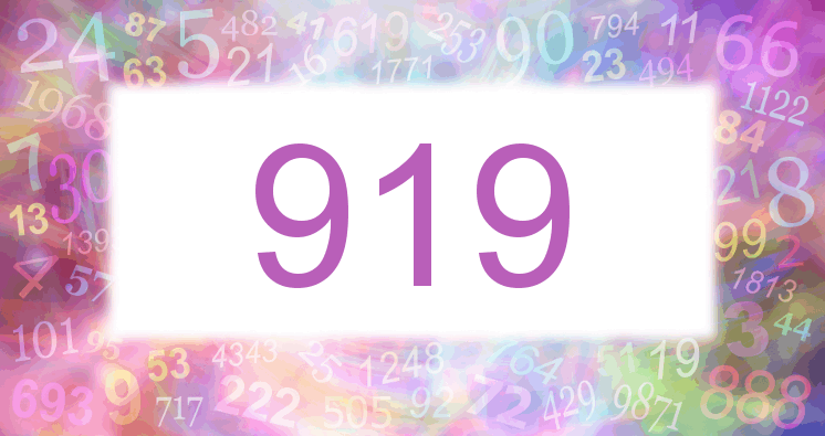 Dreams about number 919