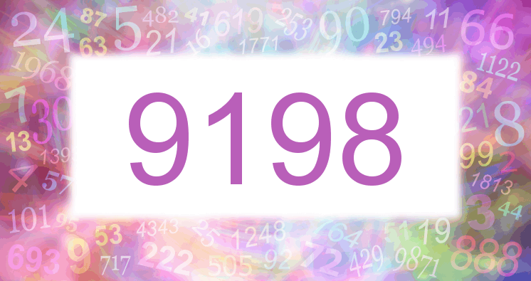 Dreams about number 9198