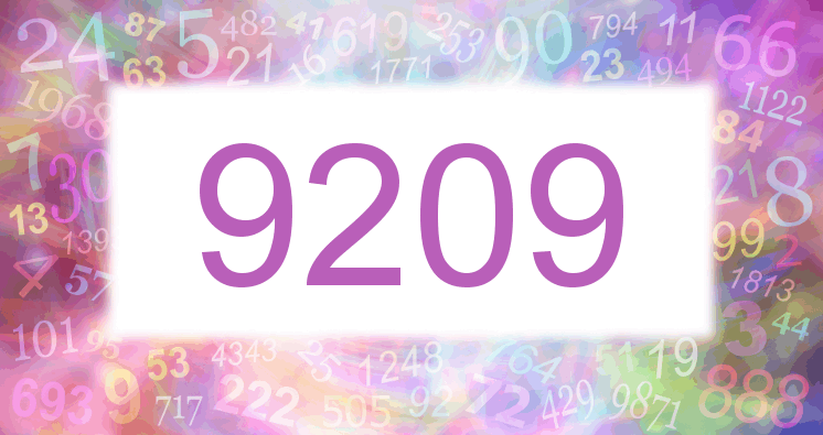 Dreams about number 9209