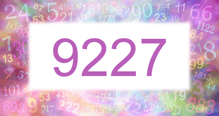 Dreams about number 9227