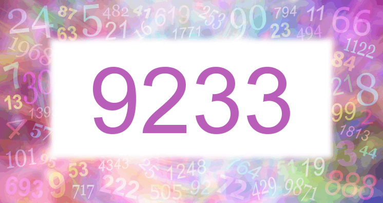 Dreams about number 9233