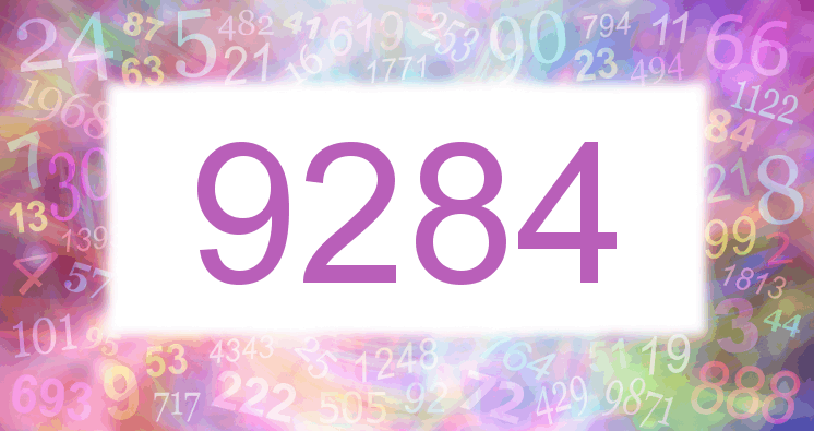 Dreams about number 9284