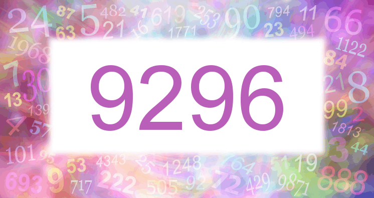 Dreams about number 9296