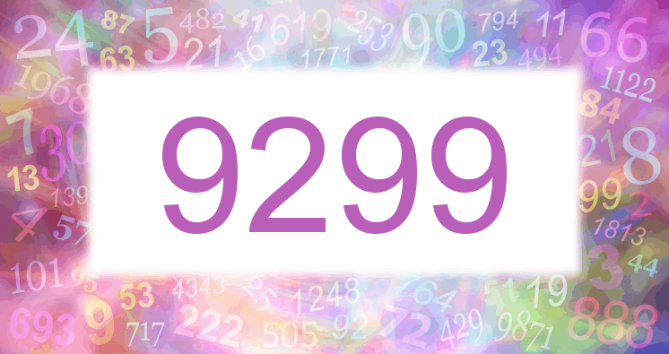 Dreams about number 9299