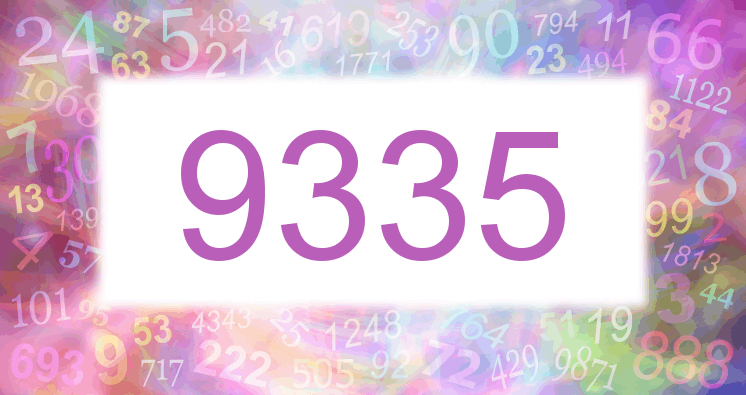 Dreams about number 9335